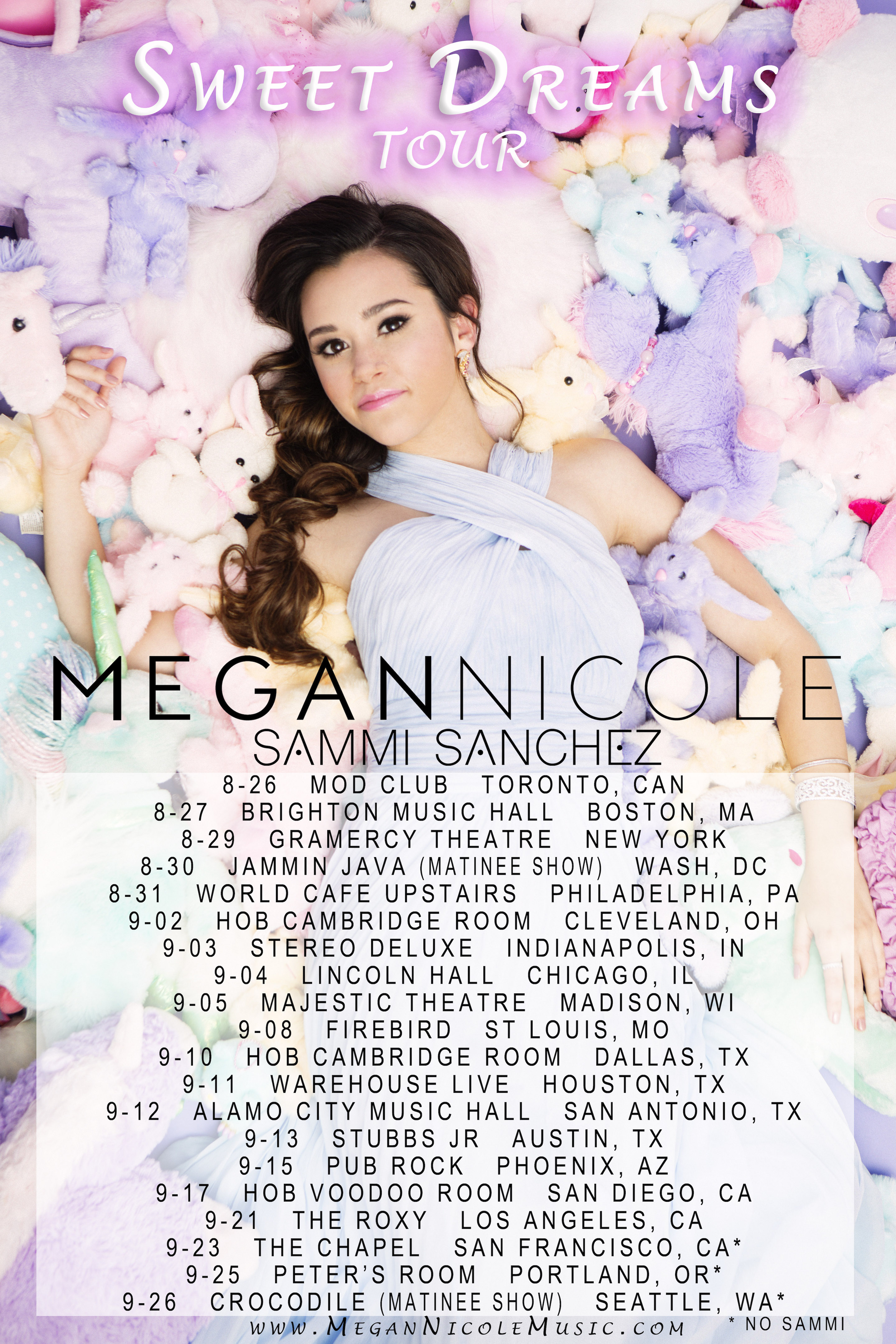 Pop Sensation Megan Nicole Announces Her Debut National Headlining “sweet Dreams” Tour Dates